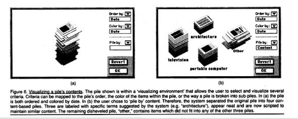 Apple's Piles from 1992: experiments with context