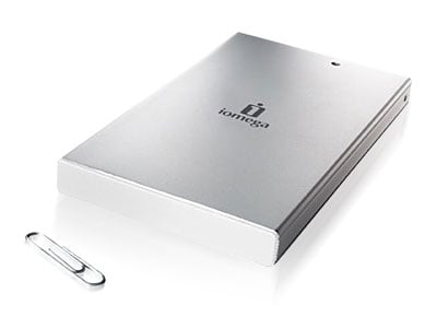 iomage slimline dual-port portable hard drive