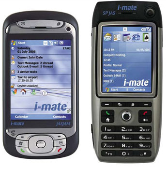 i-mate jasjam and sp jas smart phones