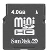 sandisk mini sdhc memory card