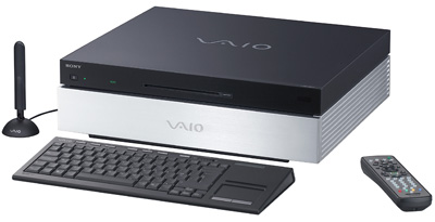 sony vaio vgx-xl202 hdmi blu-ray media center pc