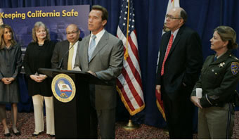 Arnold Schwarzenegger keeping California safe