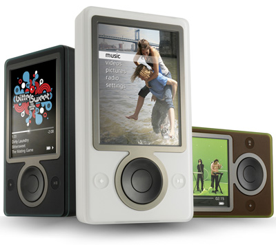 microsoft zune digital music players