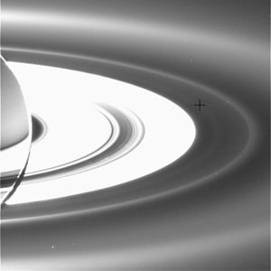Newly discovered ring around Saturn