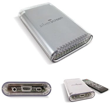 lacie silverscreen media-playing external hard drive