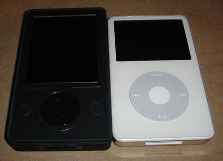 ipod vs zune - image courtesy jake ludington