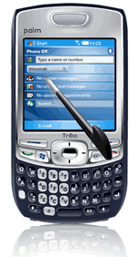 palm treo 750v today screen