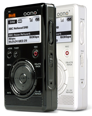 oono minidab pocket digital dab radio