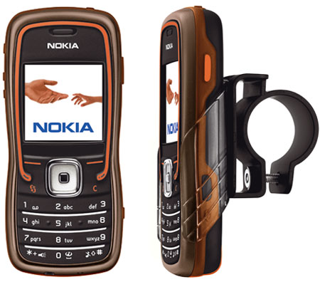 nokia 5500 sport music edition - with bike clip