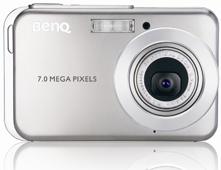 benq's x720 7Mp anti-shake slimline digicam