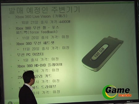 ms' xbox 360 100gb hard drive - image courtesy gameinside.co.kr