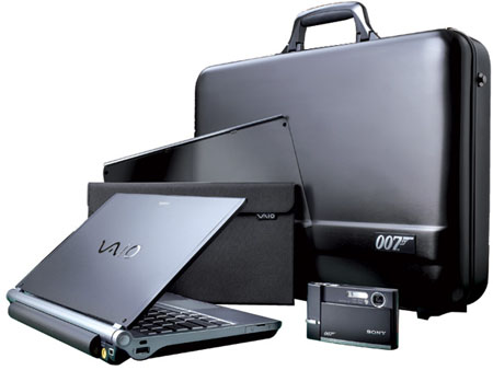 sony vaio 007 tx james bond bundle