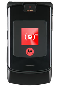 motorola's black red razr