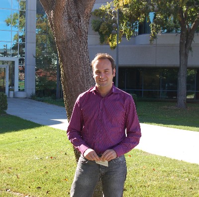 Shot of Shuttleworth at Google HQ