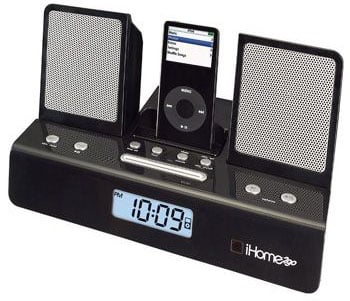 ihome's ih26 portable ipod alarm clock