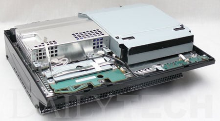 ps3 disassembly - image courtesy dailytech