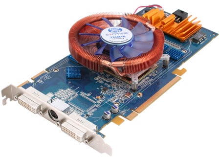 sapphire ultimate edition x1950 pro zalman-cooled graphics card