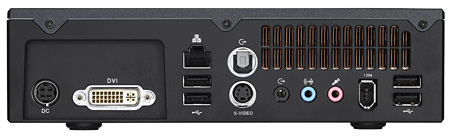 shuttle xpc x100ha rear