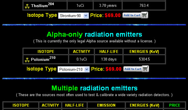 polonium online