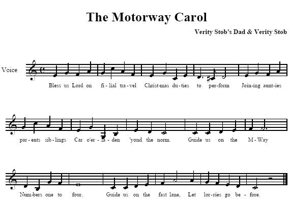 Music for Verity's Dad's Carol