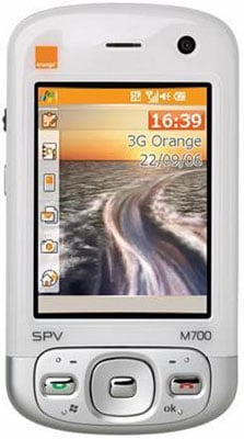 orange spv m700 3g pda phone