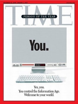 Time's Person of the Year: John Doe blogger
