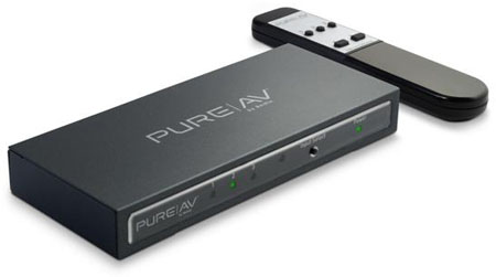 belkin pureav hdmi switch front