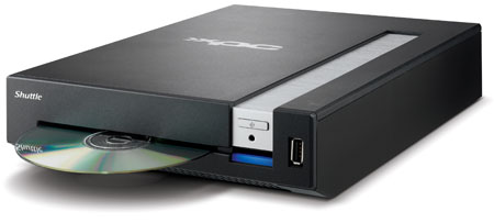 shuttle xpc mini x200 front