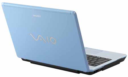 vaio laptop blue