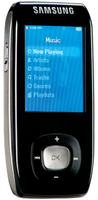 samsung yp-t9b slimline music player