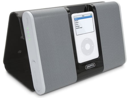 griffin technology's journi portable ipod speakers