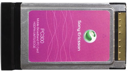 sony ericsson pc300 mobile broadband pc card