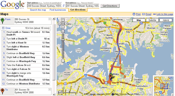 How to cross the road, according to Google