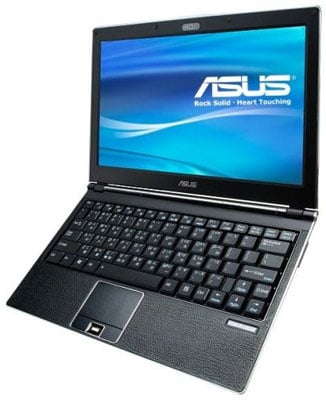 asus u1f luxury leather and lacquer laptop