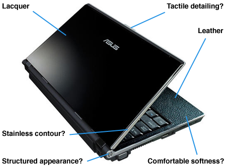 Asus leather outlet laptop