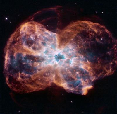 A white dwarf and its planetary nebula