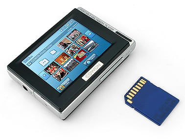 cowon d2 digital media player - photo playback