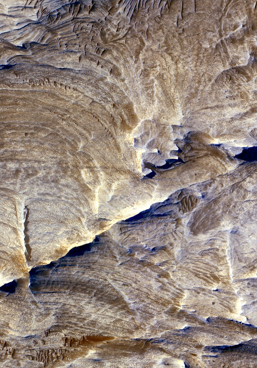 Mineral patterns on Mars