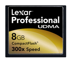 Lexar 45Mbps UDMA card