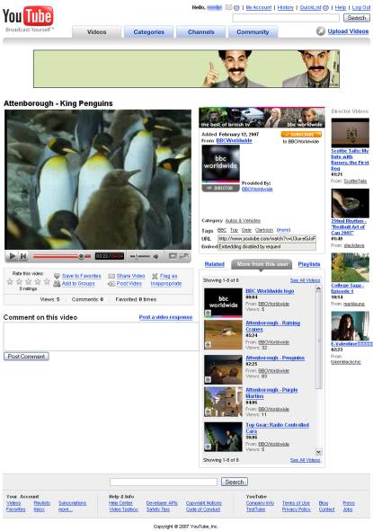 King Penguins - BBC on YouTube