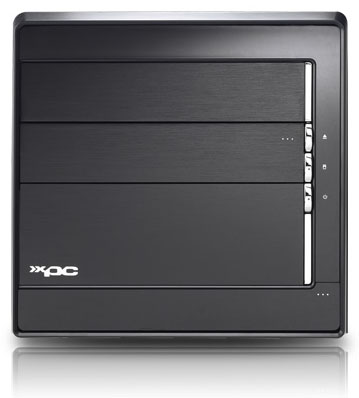 Shuttle SD39P2 quad-core SFF PC - front