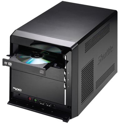 Shuttle SD39P2 quad-core SFF PC - side