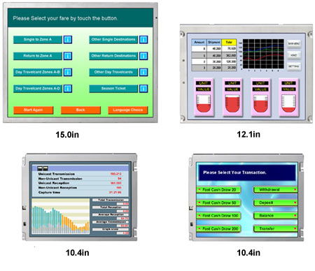 NEC super-transmissive natural light TFT LCDs