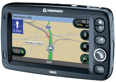 Navman N60i GPS navigation device