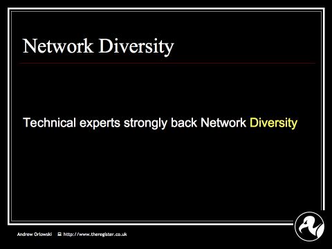 Andrew on Net Neutrality: Slide13 : What do network engineers think?