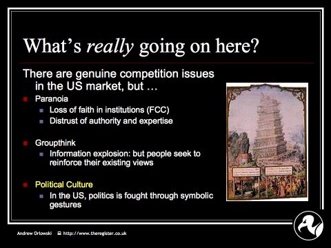 Andrew on Net Neutrality: Slide20: how the Neutrality mania took hold