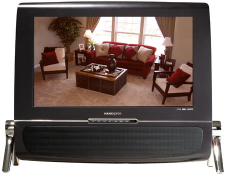 HANNspres HANNSlounge designer LCD TV - front