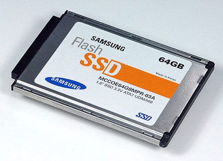 Samsung 64GB 1.8in solid-state hard drive