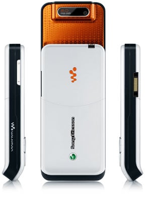 Sony Ericsson W580 - back and sides