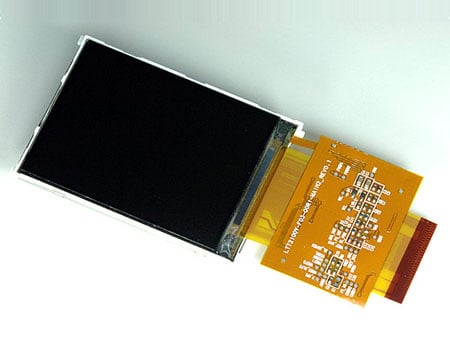 Samsung 2.1in self-adjusting LCD